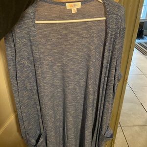 Blue heathered lularoe Sarah
